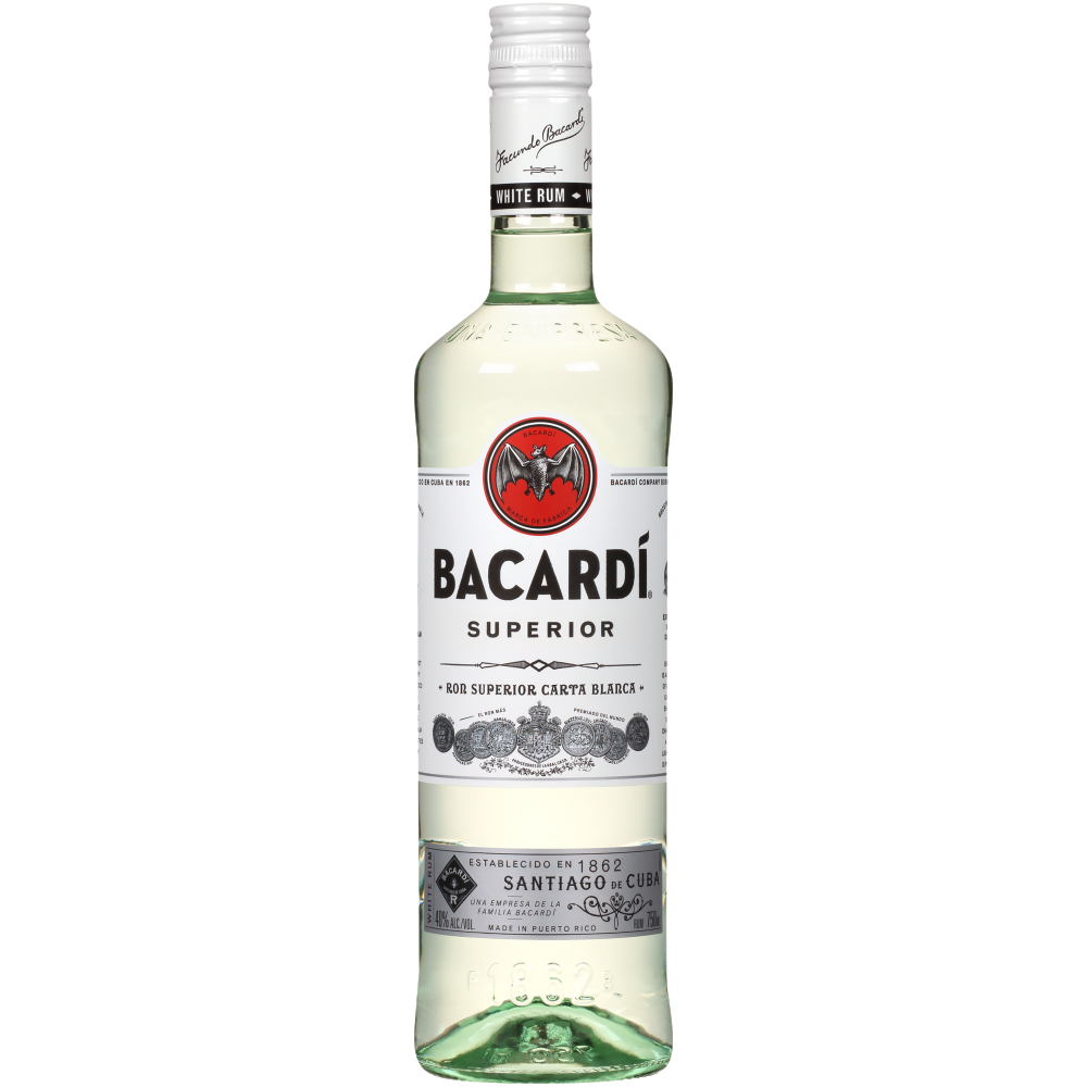 Bacardi White Rum 750 Ml