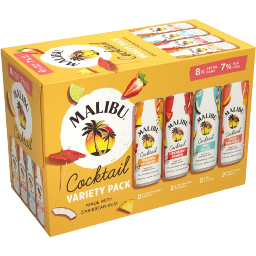 Malibu Dole Variety 8 PK 355 ML