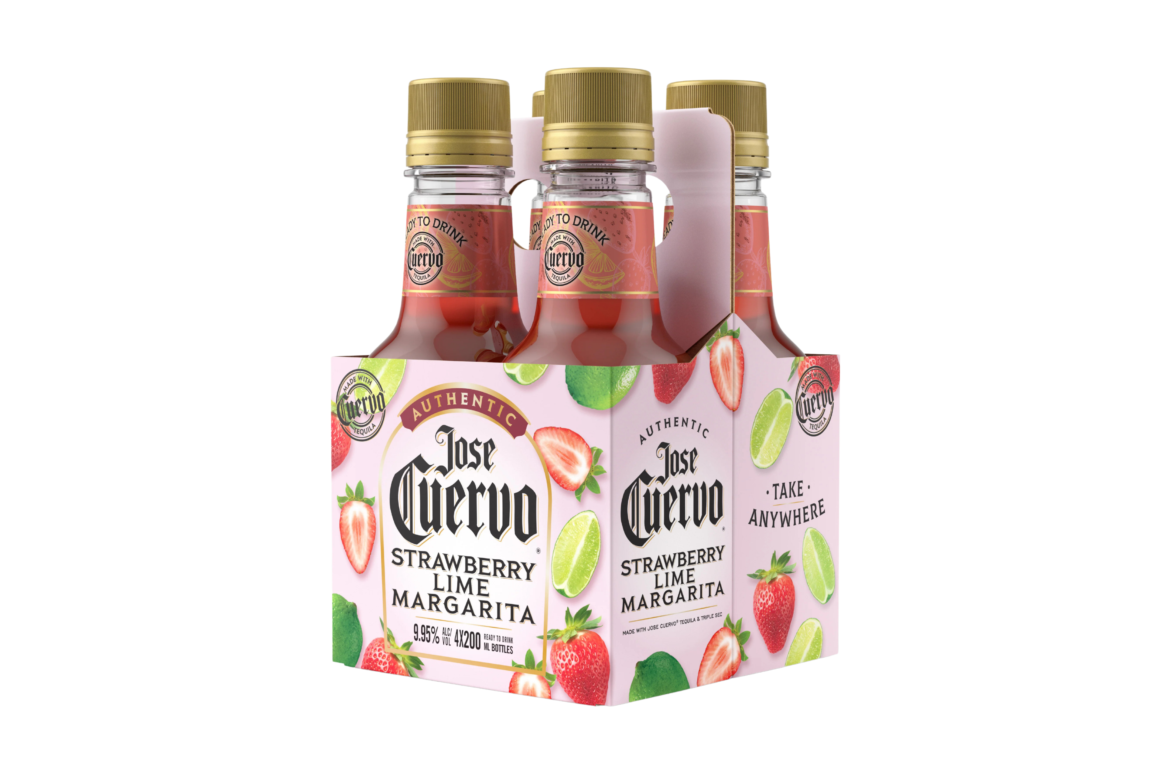 Jose Cuervo Margaritas Strawberty Lime 4*200 ML