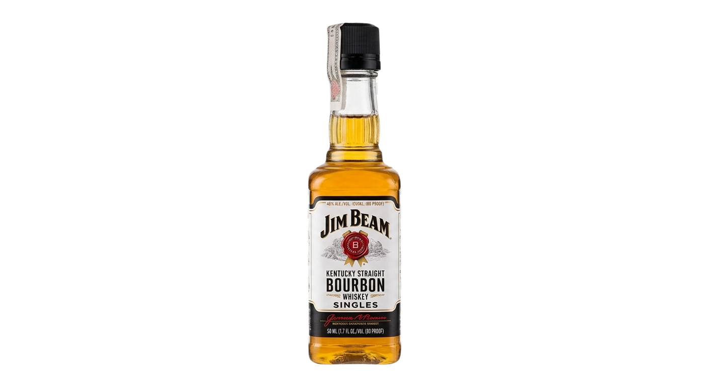 JimBean Bourbon Whiskey Singles 50 ML