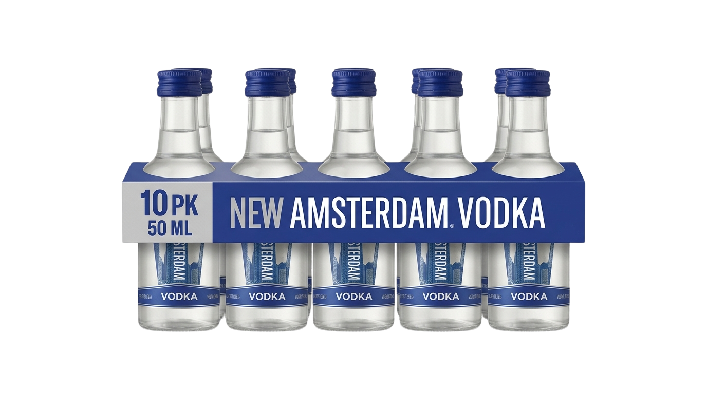 New Amsterdam Vodka 10 Pk 50 ML