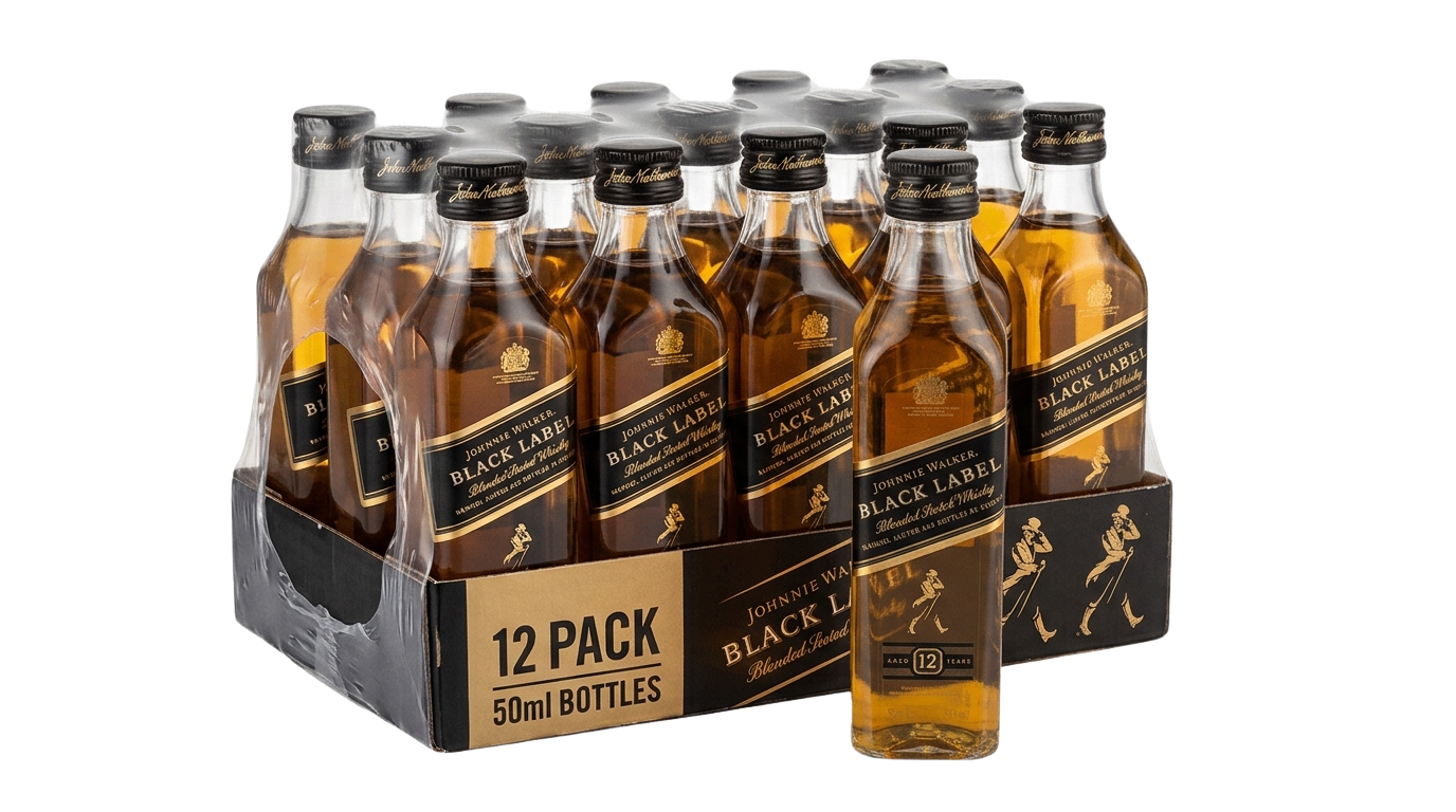 Johnnie Walker Black Label 12 PK 50 ML