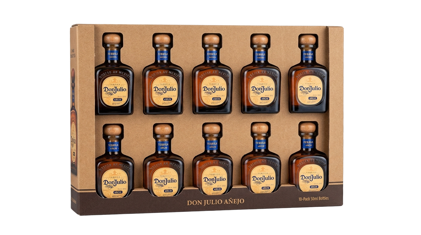 Donjulio Tequilla Anejo 10 Pk 50 ML