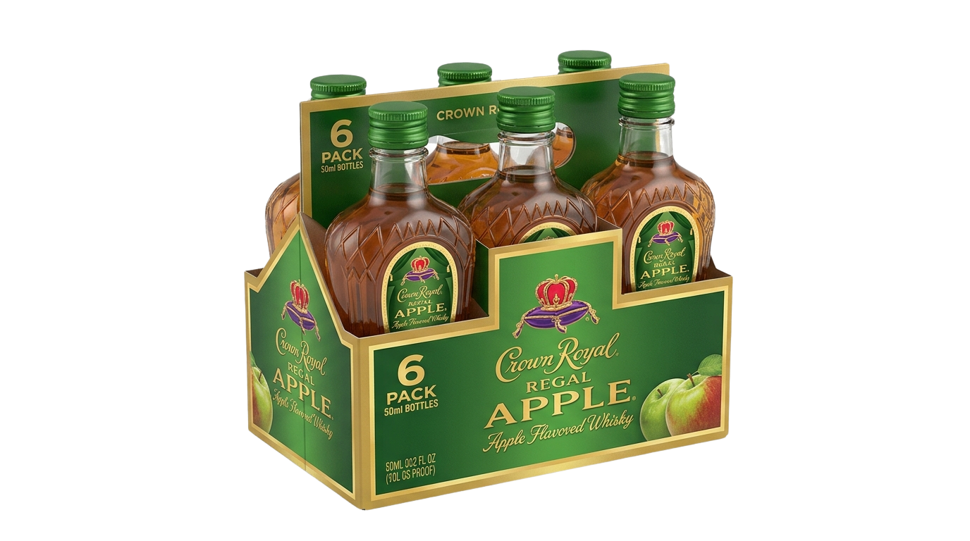 Crown Royal 50 ML 6 Pk Apple