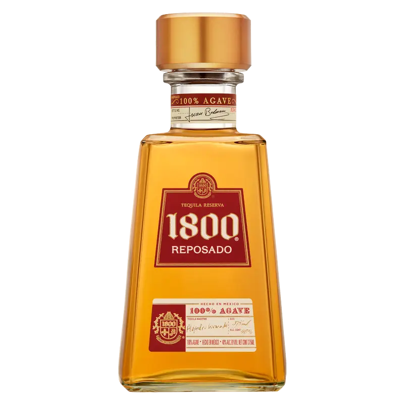 1800 Reposafo High Proof Tequilla 375 ML