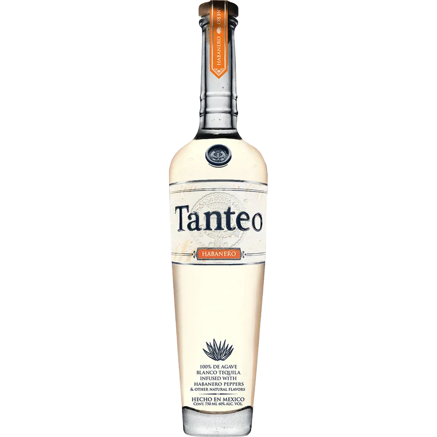 Tanteo Tequilla Habanero 80 Proof 750 ML