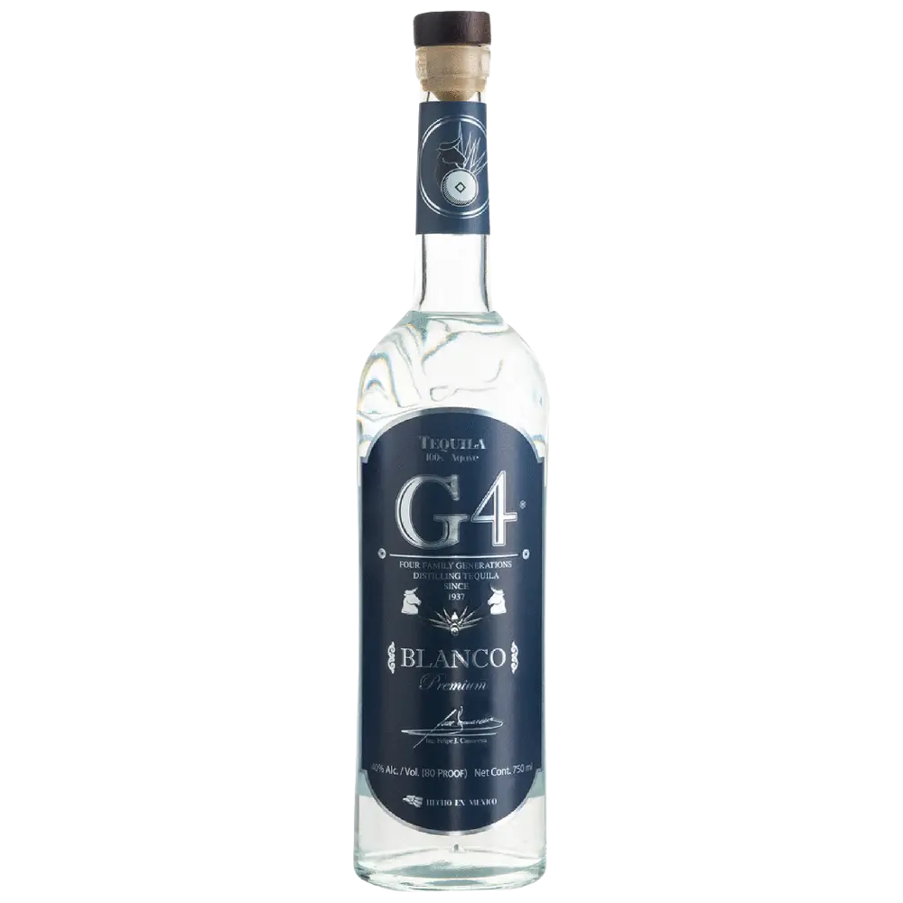 G4 Tequilla Blanco 80 Proof 750 ML