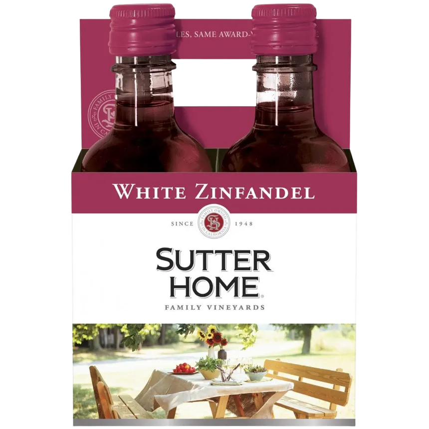 Shutter Homes White Zinfandel 4 PK