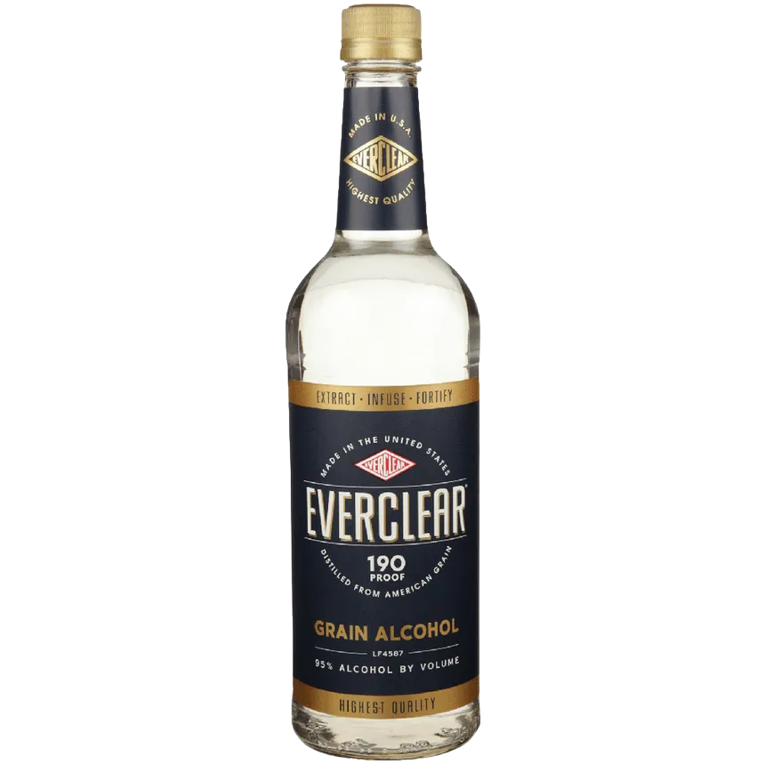 Everclear 190 PF Grain Alcohol 1.75 L