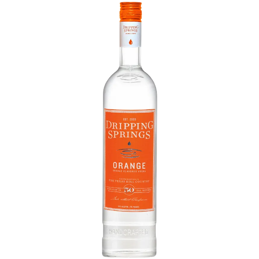 Dripping Springs Artisan Orange Vodka 750 ML