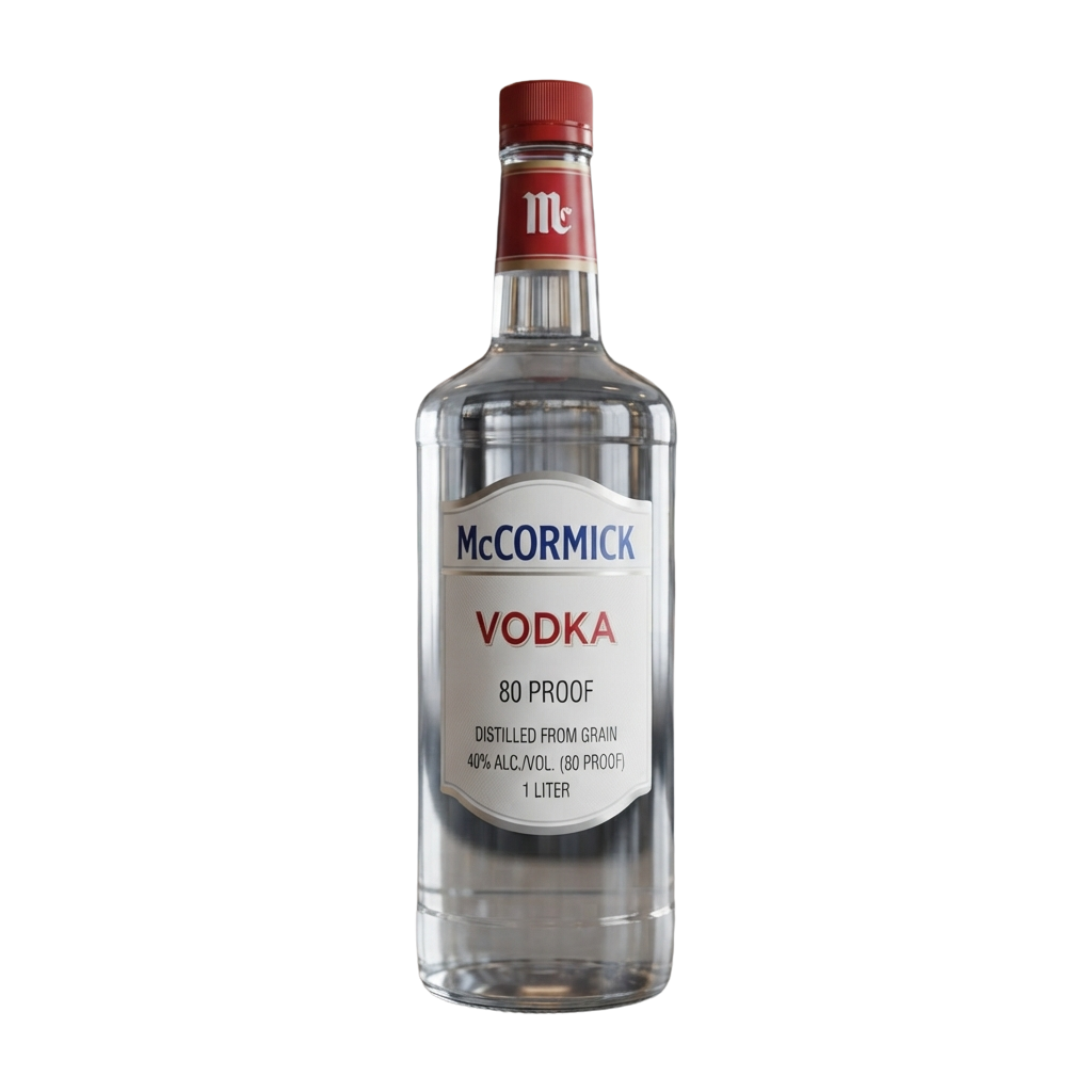Mccormick Vidka 80 Proof 1L Glass Bottle