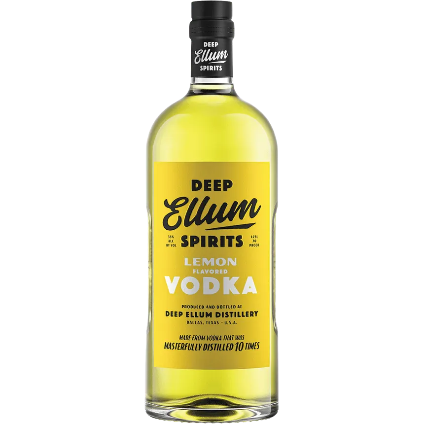 Deep Ellum Lemon Vodka 750 ML