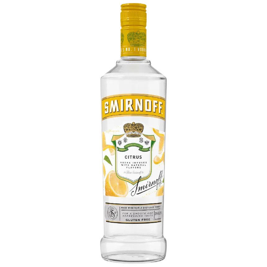 Smirnoff Citrus Vodka 60 PF 750 ML