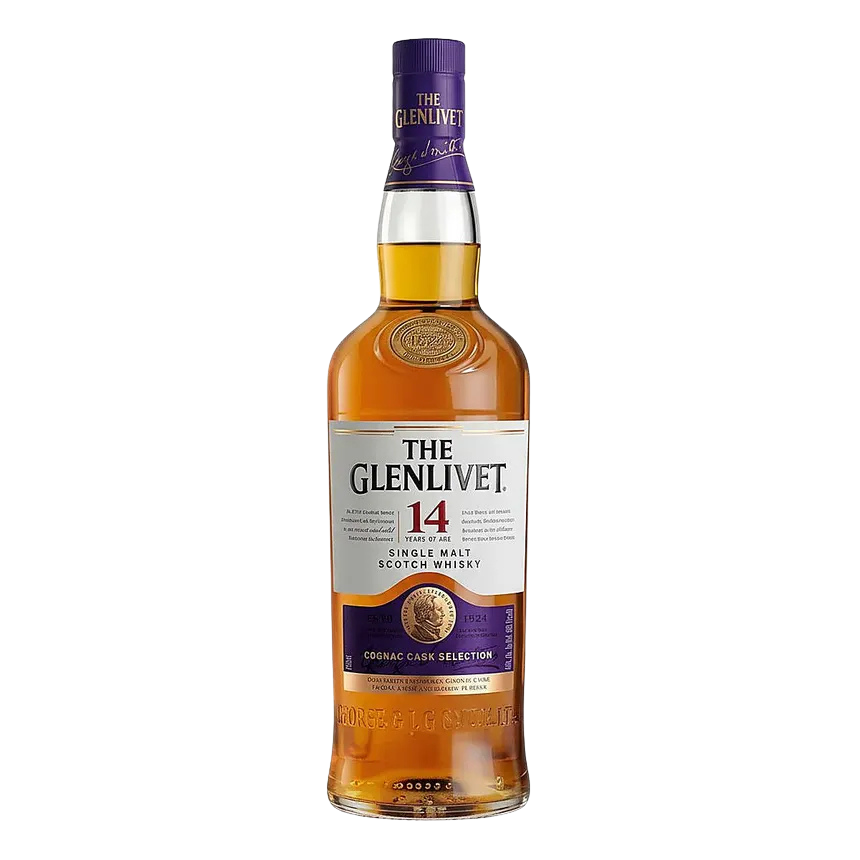Glenlivet Single Malt Scotch Whisky Age 14 YR 80 PF 750 ML