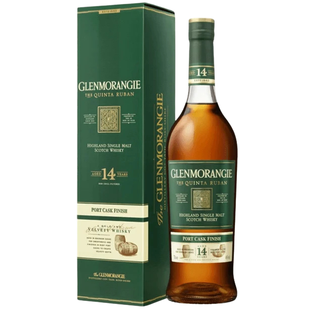Glenmorangie Age 14 YR Single Malt Scotch Whiskey Bourbon &  Sport Casks 92 750 ML