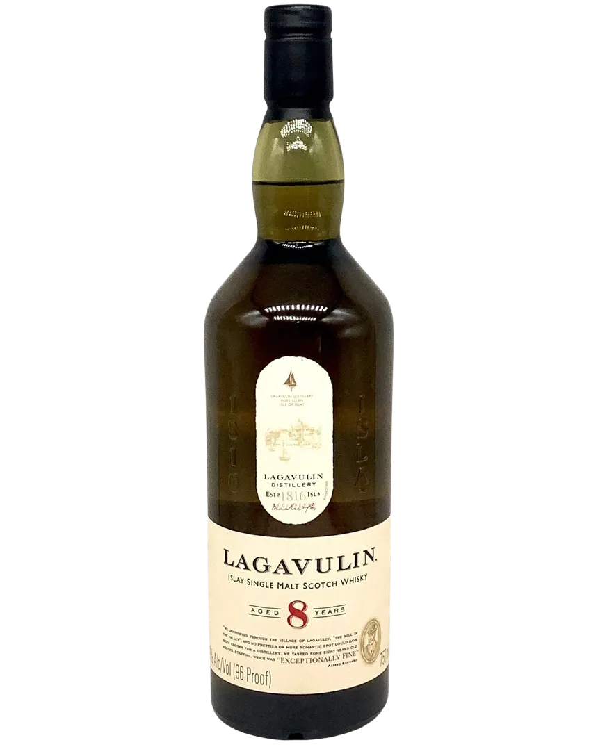 Lagavulin Aged 8 Years Islay Single Malt Scotch Whiskey 96 750 ML