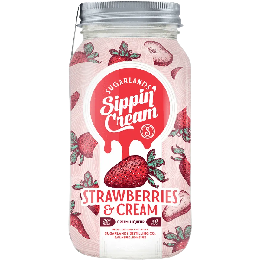 Sugarland Sippin Cream Strawberry & Cream 750 Ml