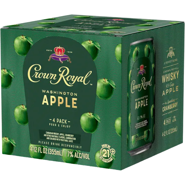Crown Royal Apple 4 PK 355 ML
