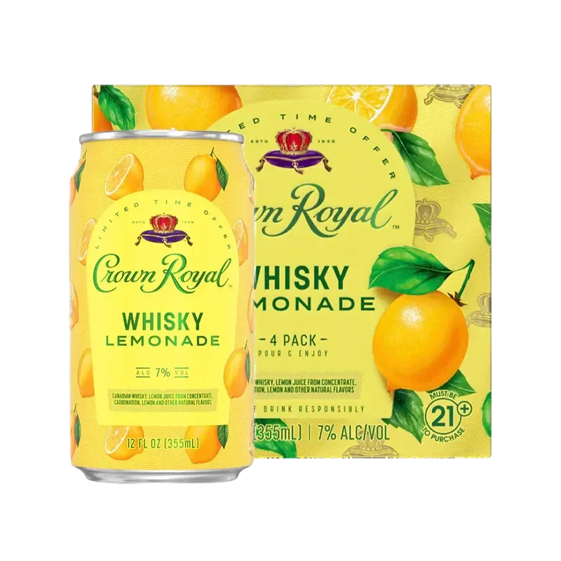 Crown Royal Whisky Lemonade 4 Pk 355 ML