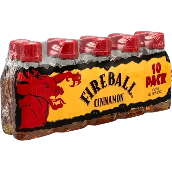Fireball Cinnamon Whisky 10 PK 50 ML