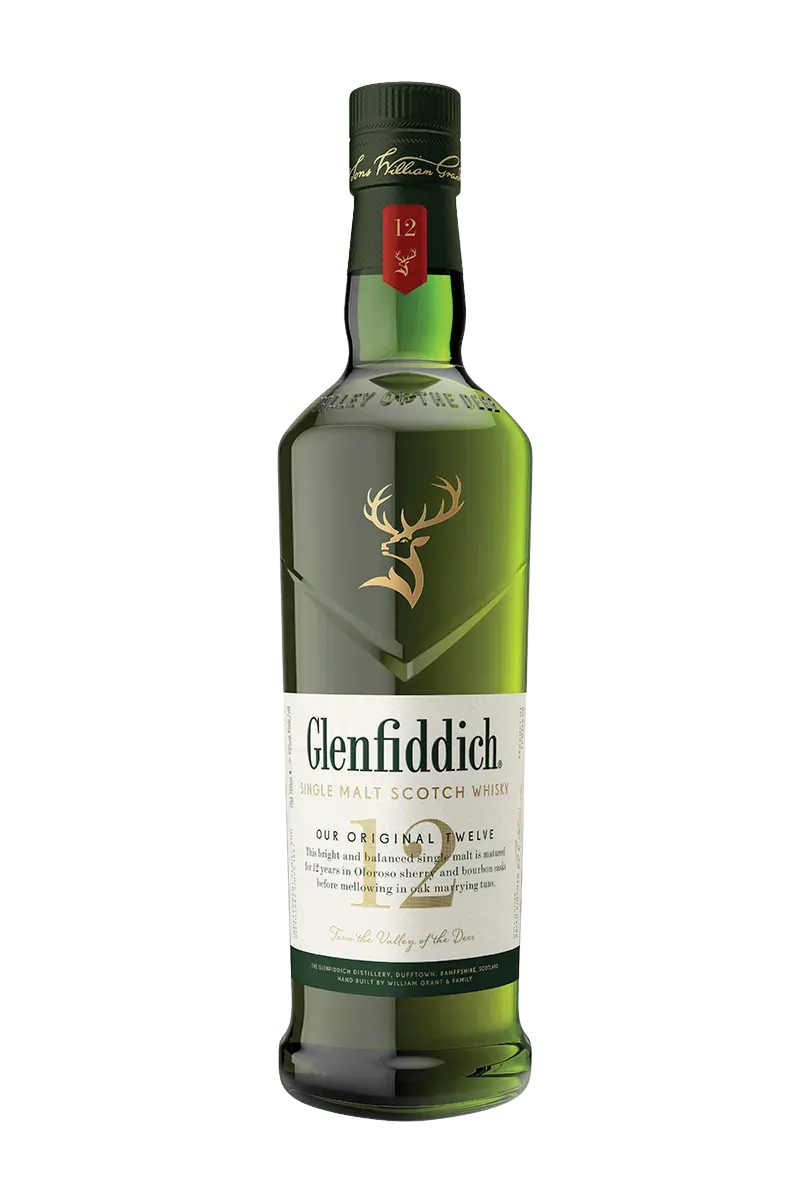 Glenfiddich Single Malt Scotch Whisley Aged 12 Years 375 ML
