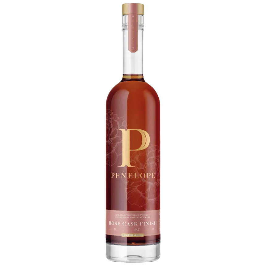 Penelope American Whiskey Finished In Rose Wine Cask Riveria Cooper Series 94 Proof 750 ML( Limited Time Offer)